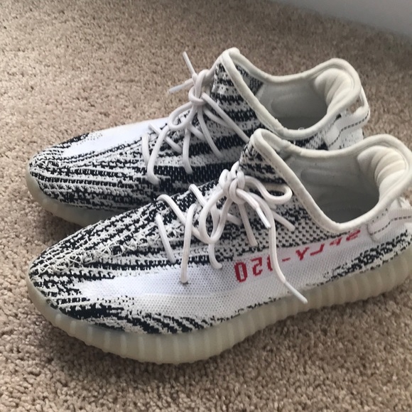 goat yeezy zebra